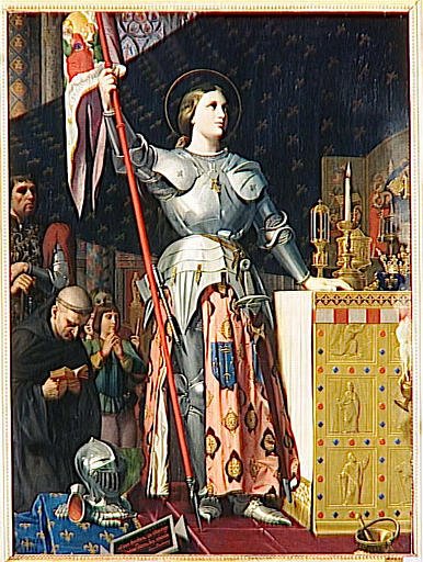 joan of arc at coronation of Charles VII.0