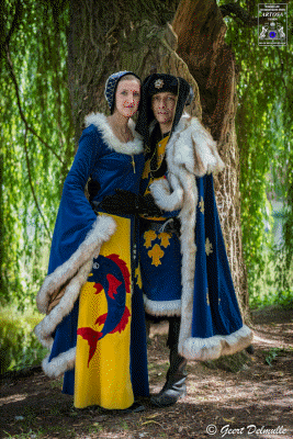 Dauphin Louis XI en Charlotte de Savoye